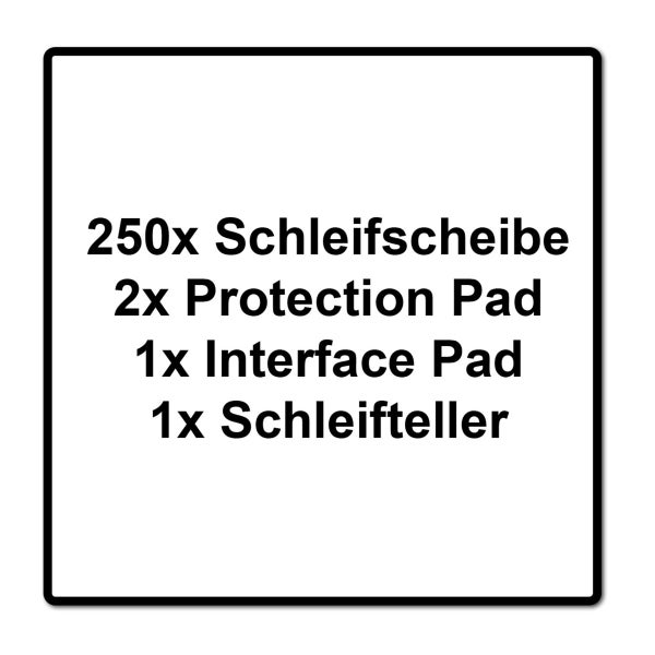Festool Exzenterschleifer im Set mit Schleifscheiben, Schutzpads, Interfacepad und Schleifteller im Systainer