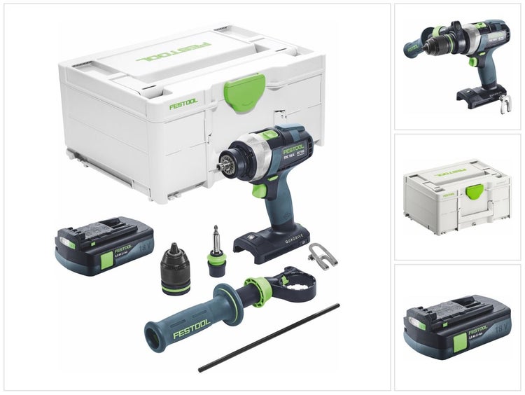 Festool TDC 18/4 I-Basic Akku Bohrschrauber 18 V 75 Nm Brushless + 1x Akku 3,0 Ah + Systainer - ohne Ladegerät