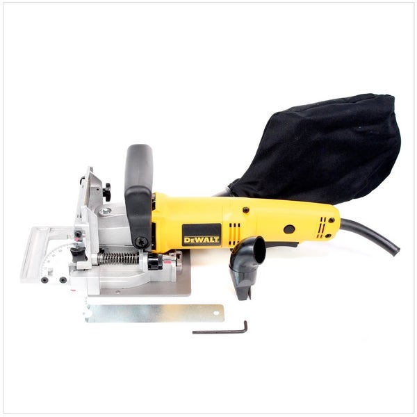 DeWalt Nutfräsmaschine mit Staubsack und Zubehör