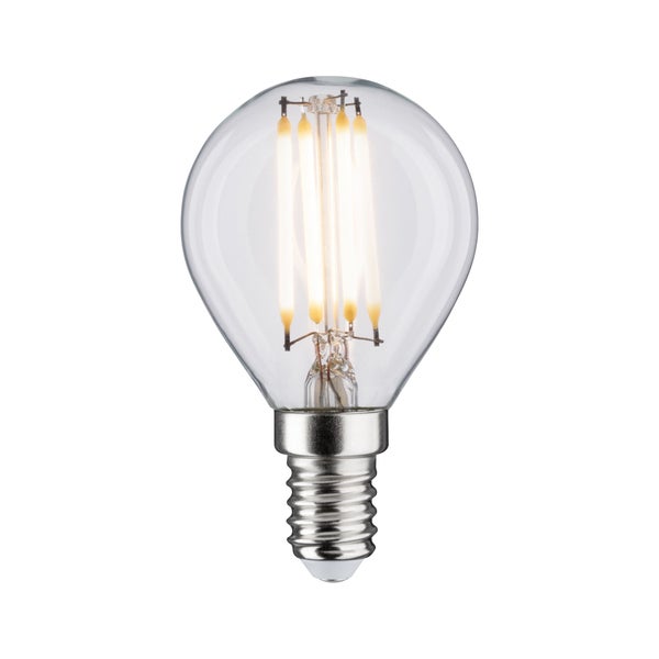 Filament 230V LED Tropfen E14 5x470lm 5x4,8W 2700K dimmbar Klar