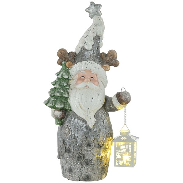 HOMCOM Weihnachtsdeko Figur, 29L x 16B x 55H cm, Eisen, Mehrfarbig