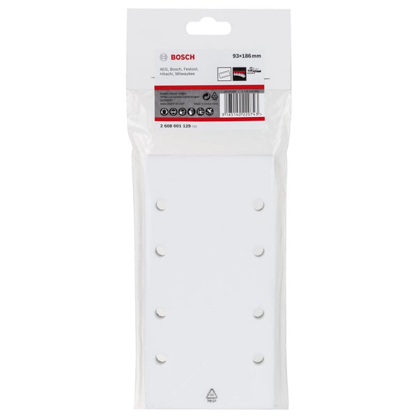 Bosch Schleifplatte 93x186 Millimeter im Paket