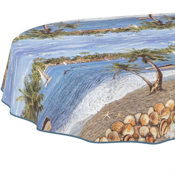 Tischdecke mit Strandmotiv