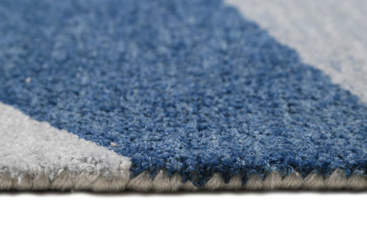 Teppich Blau Kurzflor Next Time 2.0 WECONhome 80x150 cm