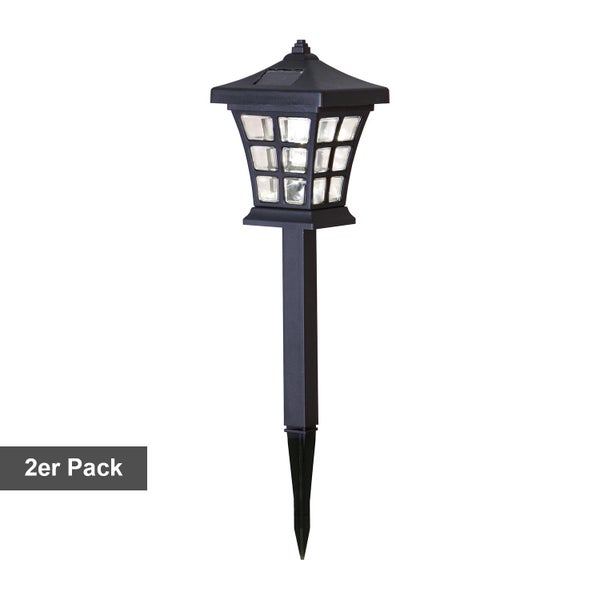 Zwei Solarleuchten für den Garten