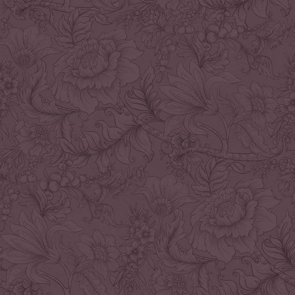 Tapete mit floralem Muster