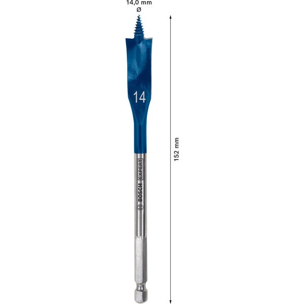 Bosch Expert Flachfräsbohrer, 14 Millimeter Durchmesser