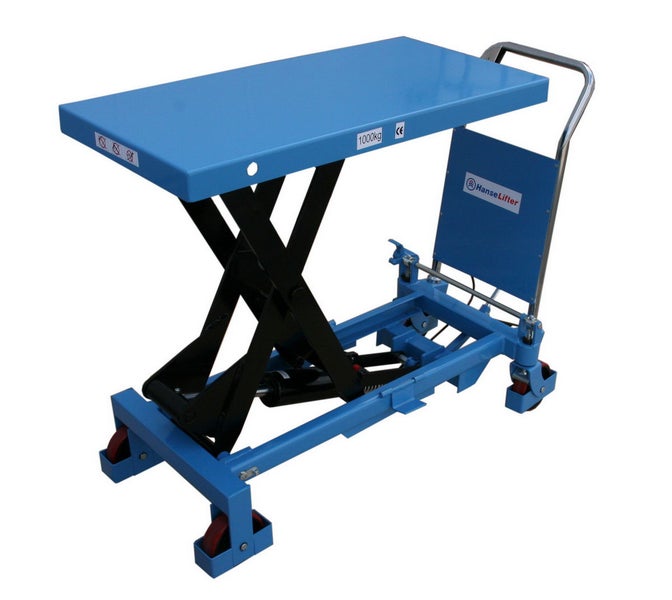 Hanselifter mobiler Scherenhubtischwagen SPA1000 Tragkraft 1000kg