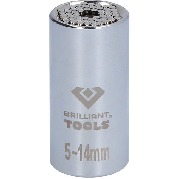 Universeller Steckschlüssel von Brilliant Tools, 5 bis 14 Millimeter