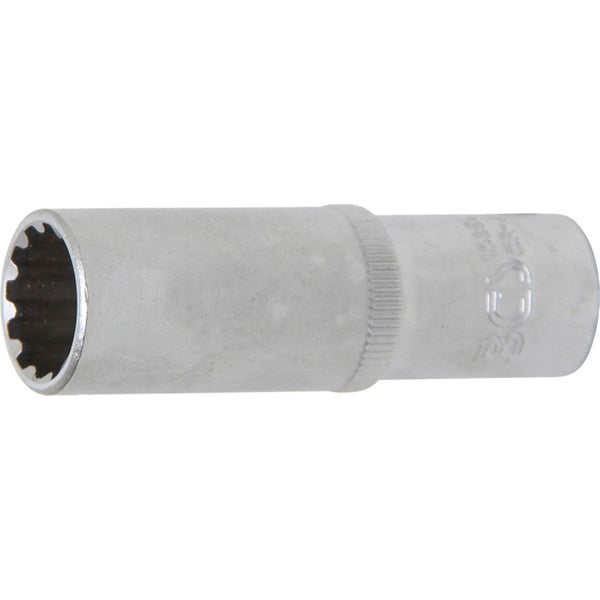 BGS Steckschlüssel-Einsatz Gear Lock tief Antrieb Innenvierkant 10 mm (3/8) SW 14 mm - 10354