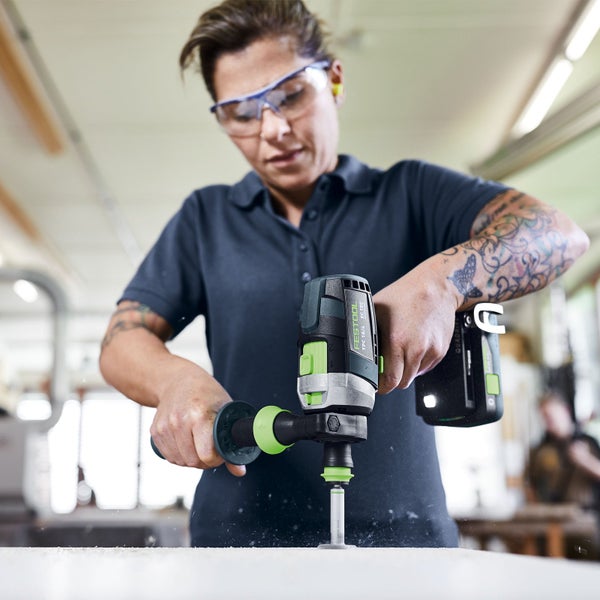 Festool Akku-Schlagbohrschrauber TPC 18/4 I-Basic-Set QUADRIVE + Zubehör im Systainer - 577625