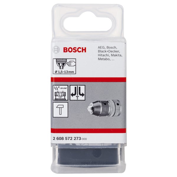 Bosch Schnellspannbohrfutter SUPRA SK 15 bis 13 mm 1/2 bis 20 - 2608572273