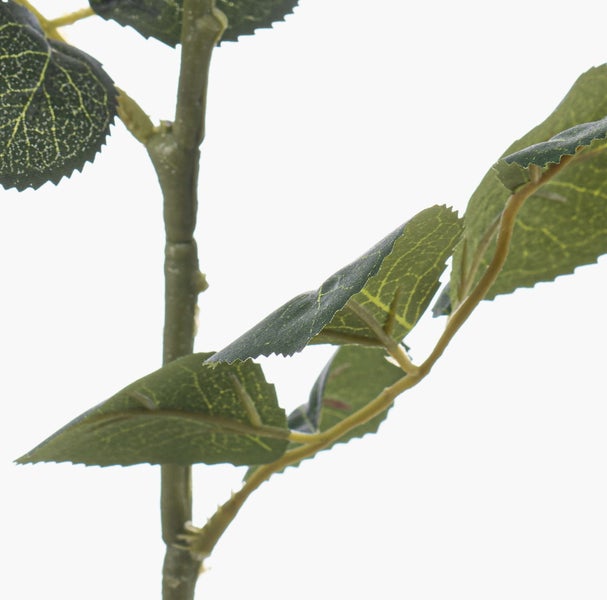 Kunstblume Rose DIXLEN, weiß-rosa, 70cm - Künstliche Rosenblüte