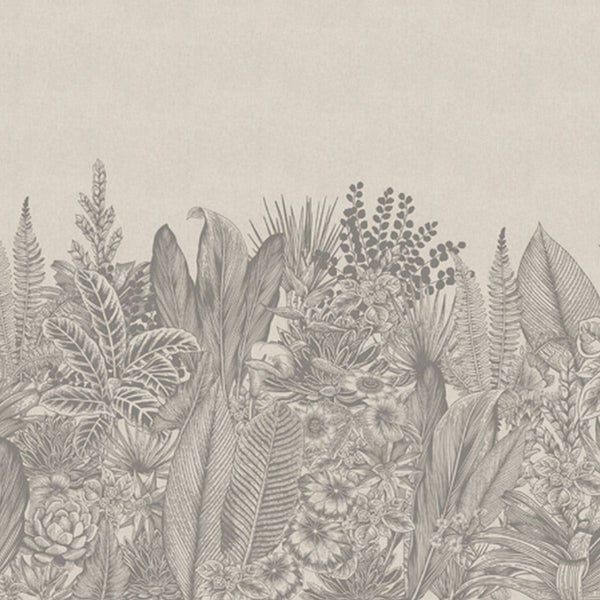 Tapete mit Pflanzenmuster