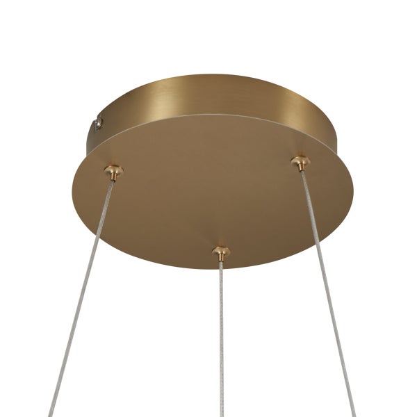 Deckenbefestigung einer Pendelleuchte aus Metall