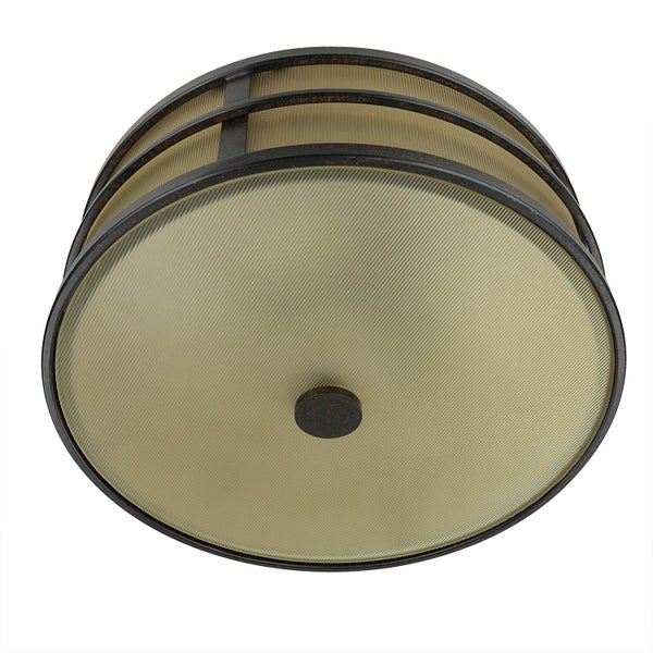 Deckenleuchte mit runder Form und Lampenschirm aus Glas