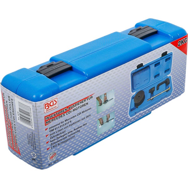 BGS Technic Injektoren Auszieher für Mercedes CDI Motoren im Werkzeugkoffer