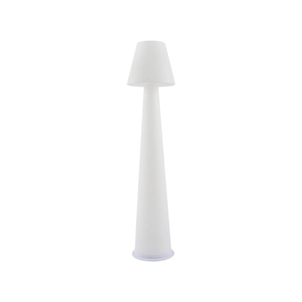 Lucande LED Gauri dimmbar (spritzwassergeschützt (Modern) in Weiß (1 flammig, )