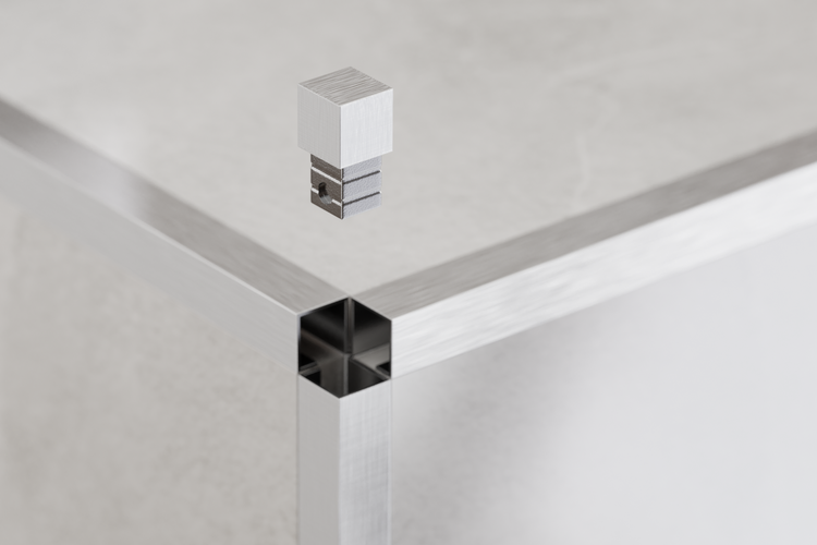 Aluminium Steckverbinder für Regalsystem