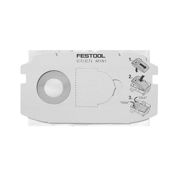 Festool SC-FIS-CT MIDI/25 Filtersack CLEANTEC - 25 Stück ( 5x 498411 )