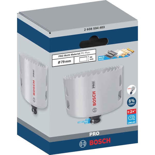 Bosch PRO Multi Material PC Plus Lochsäge 79 mm - 2608594403