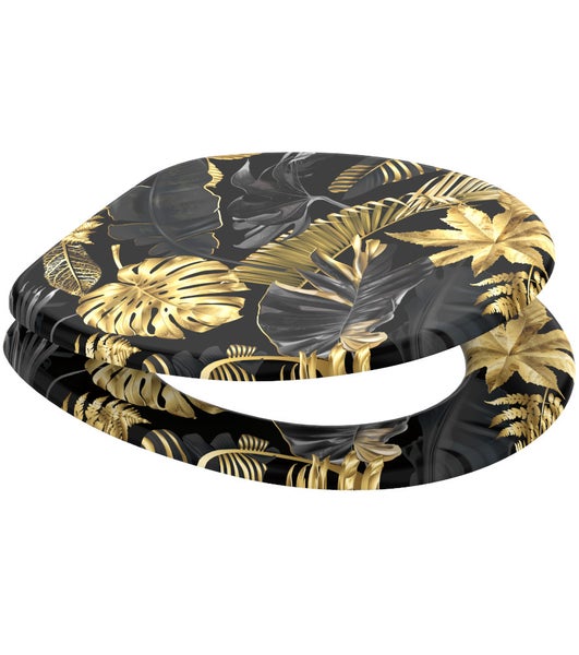 WC-Sitz Absenkautomatik Golden Leaves