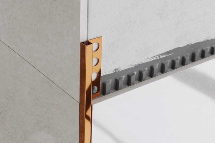 Fliesenschiene zur Kantenverlegung