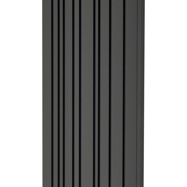 Lucande LED Wandleuchte außen Melira (Modern) in Schwarz aus Aluminium (1 flammig, ) - Außenwandleuchten Wandlampe Led Außenlampe Outdoor für Außenwand/Hauswand Haus Terrasse &