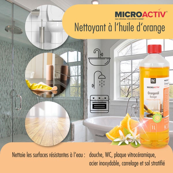 1 x 1 L Microactiv® Orangenöl Reiniger Konzentrat