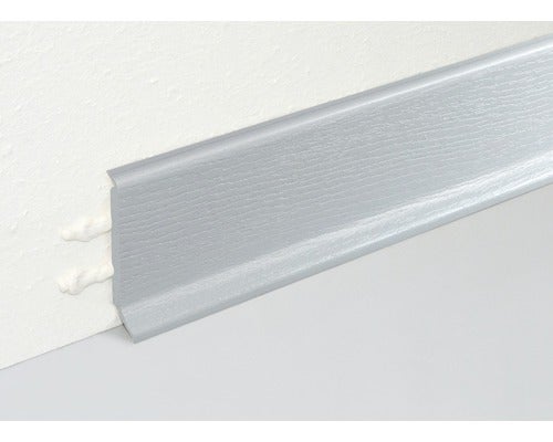 Kernsockelleiste hellgrau KU003 14x60x2500 mm