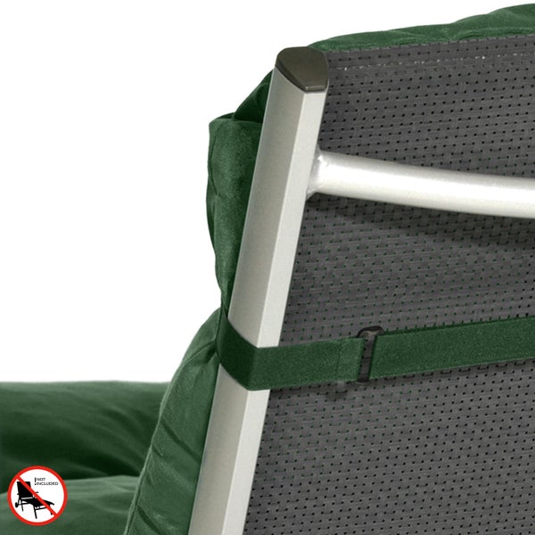 Beautissu Flair RL Rollliegenauflage 190x60x8cm Dunkelgrün
