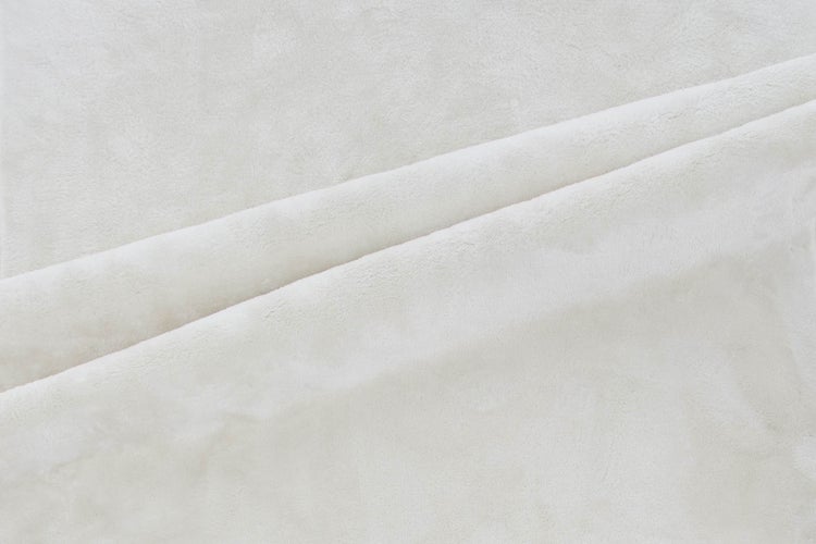 Blanca Teppich 300x200 cm Polyester weiß. 200 X 300 X 2 cm