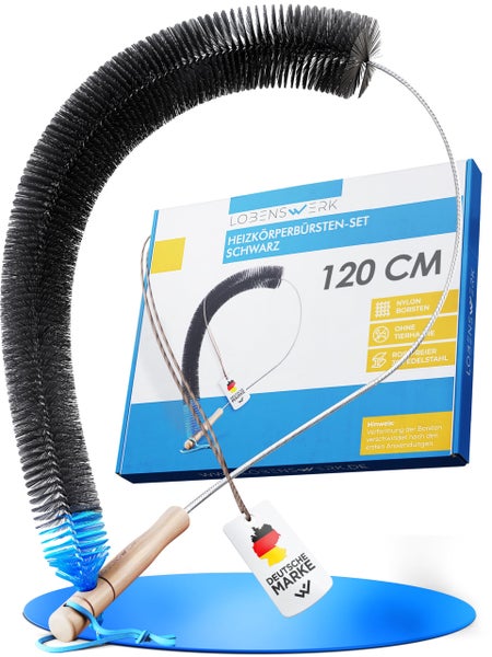 LOBENSWERK Heizkörperbürste 2.0 [120cm - Schwarz] aus