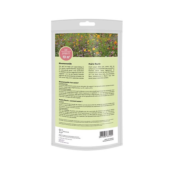 Blumensamenpackung für eine Blumenwiese