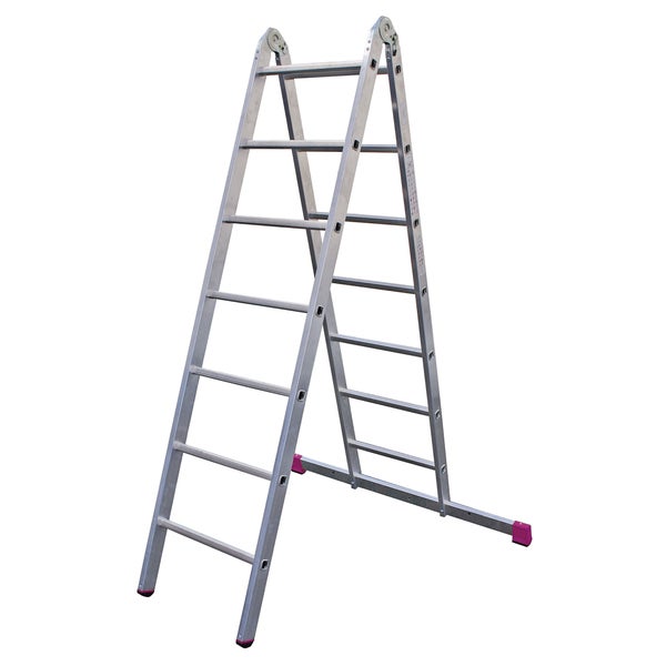 Aluminium Bockleiter mit Sprossen