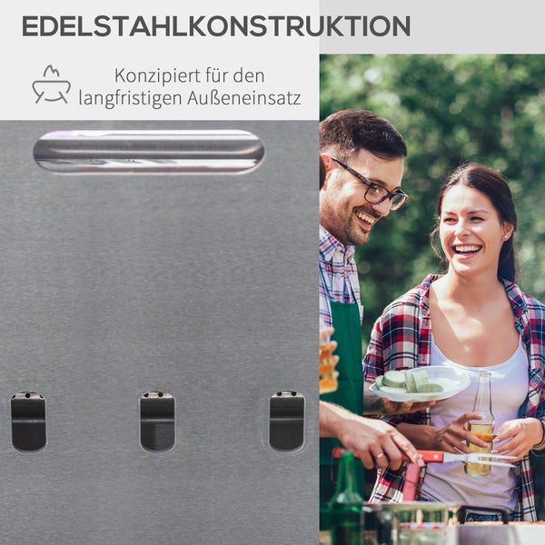 Stahlschrank mit zwei Türen und Schloss