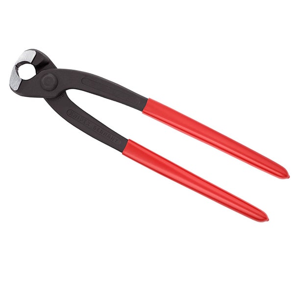 Knipex Nagelzieher aus Stahl mit roten Griffen