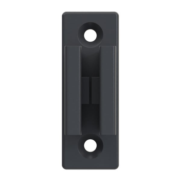 Geiger Kurbelhalter | für 12-17 mm Kurbeln | Wandabstand 25 mm | Kunststoff | schwarz