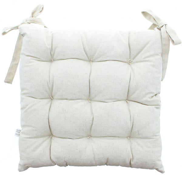 FRANK FLECHTWAREN | Stuhlkissen Cottage, BAUMWOLLE, POLYESTER, 40 x 40 cm, Stückpreis