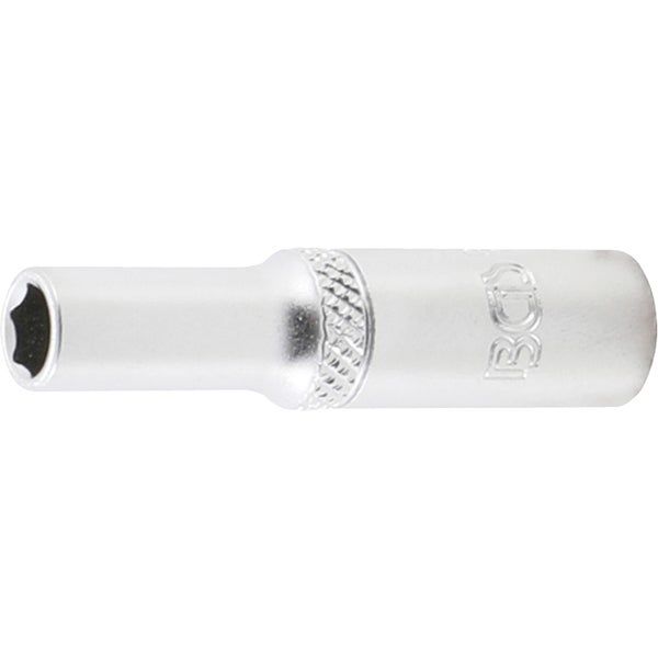 BGS Steckschlüssel-Einsatz Sechskant tief Antrieb Innenvierkant 6,3 mm (1/4) SW 6 mm - 10506
