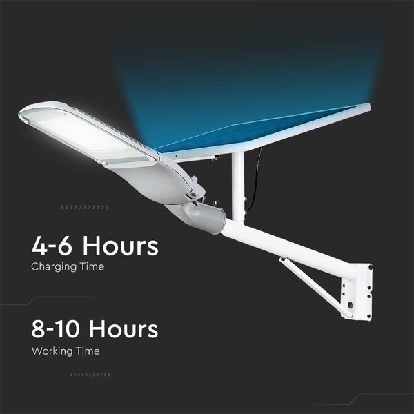 V-TAC VT-ST303 - Solarleuchten - Solar-Straßenleuchten - Samsung - IP65 - Grau - 3000 Lumen -