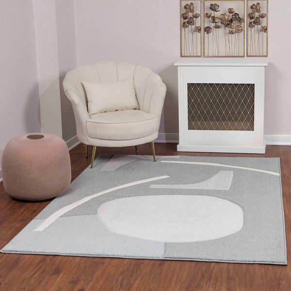 Teppich Skandi Blau/Grau 120x170 cm