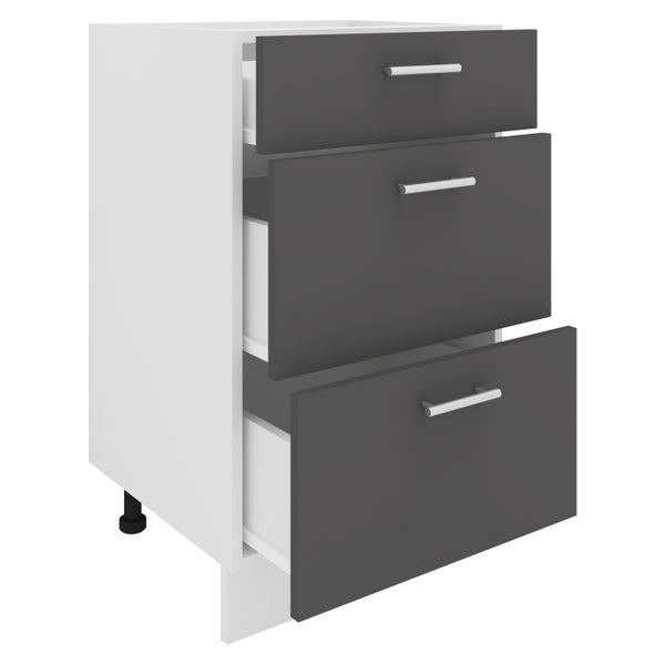 Küchenschrank B 50 cm Unterschrank Schublade Esilo