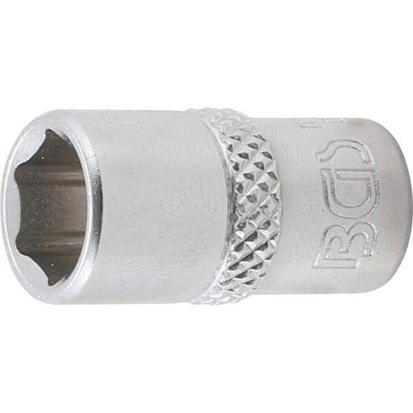 BGS Steckschlüssel-Einsatz Sechskant Antrieb Innenvierkant 6,3 mm (1/4) SW 11/32 - 10656