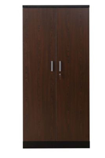 PROREGAL Aktenschrank Beetle 4 Fachböden HxBxT 195 x 92 x 42 cm Schwarz & Wenge