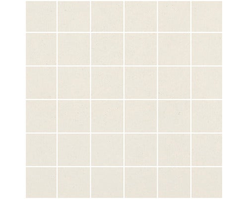 Feinsteinzeug Mosaik Argenta Laurent snow 30x30cm matt