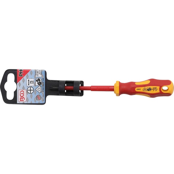 BGS technic Schraubendreher mit Phillips Kopf und 75 Millimeter Länge