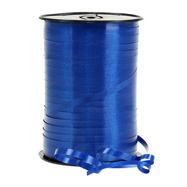 Blaues Geschenkband auf Spule