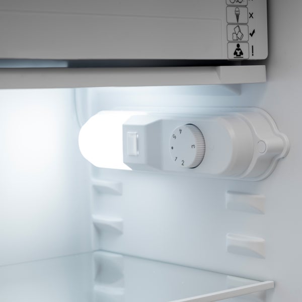 Telefunken Kühlschrank mit Gefrierfach (nur für Eiswürfel) 89 Liter klein und freistehend CF-33-101-S2 silber
