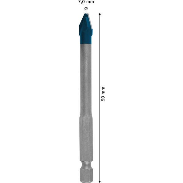 Bosch Expert HEX-9 HardCeramic Bohrer 7 x 90 mm - 2608900591